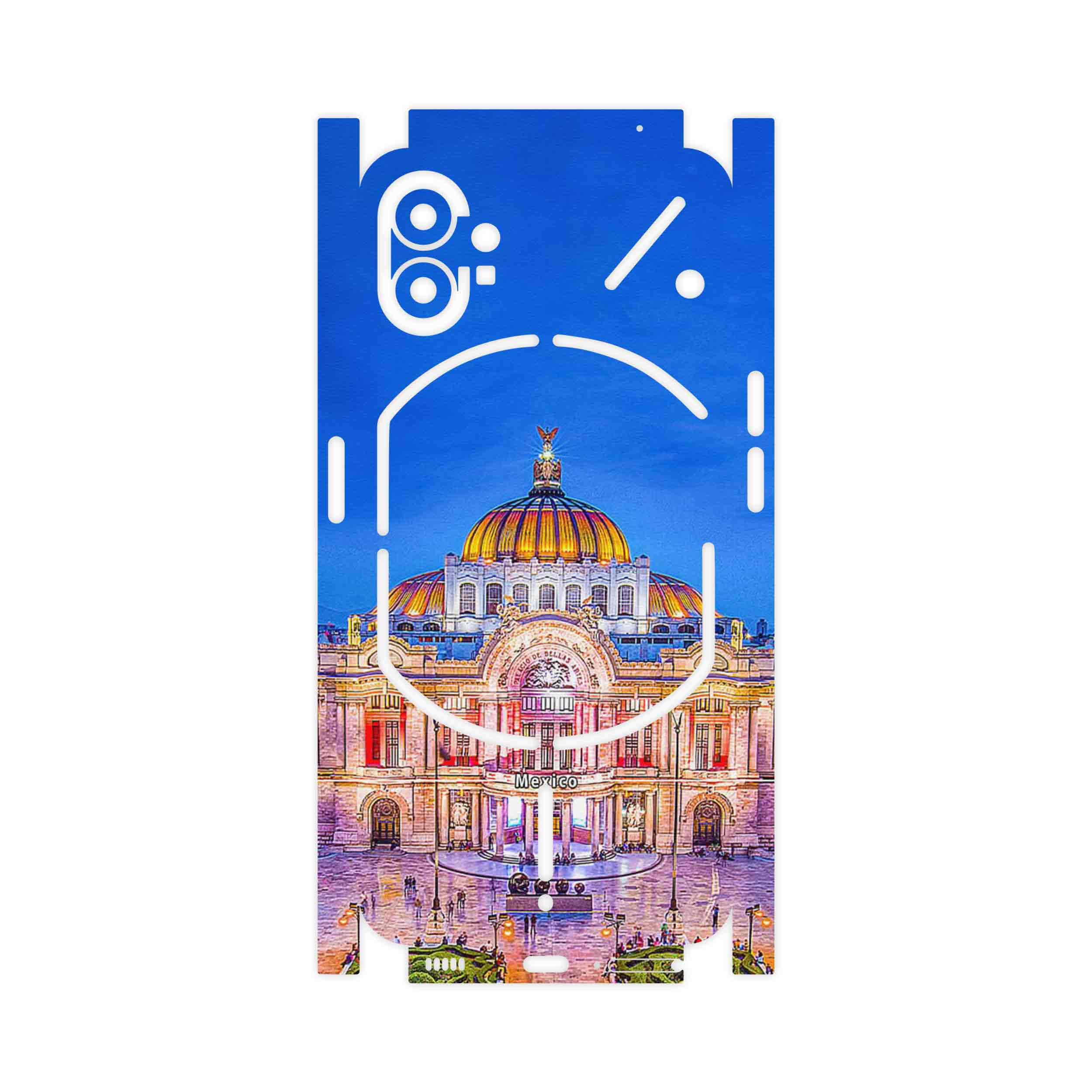 برچسب پوششی ماهوت مدل Mexico City-FullSkin مناسب برای گوشی موبایل ناتینگ Phone 1