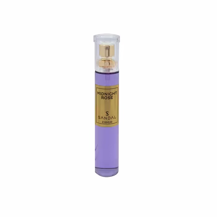 عطر جیبی زنانه صندل مدل MIDNIGHT ROSE حجم 25 میلی لیتر