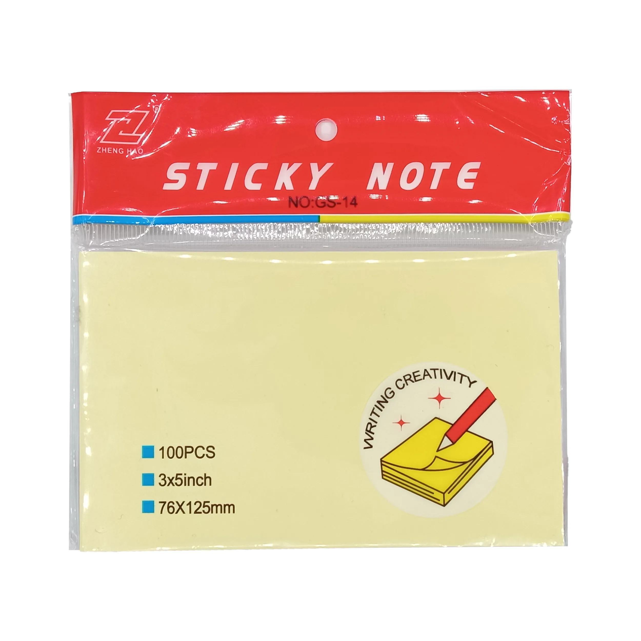 کاغذ یادداشت چسب دار مدل نوت استیک طرح مستطیلی