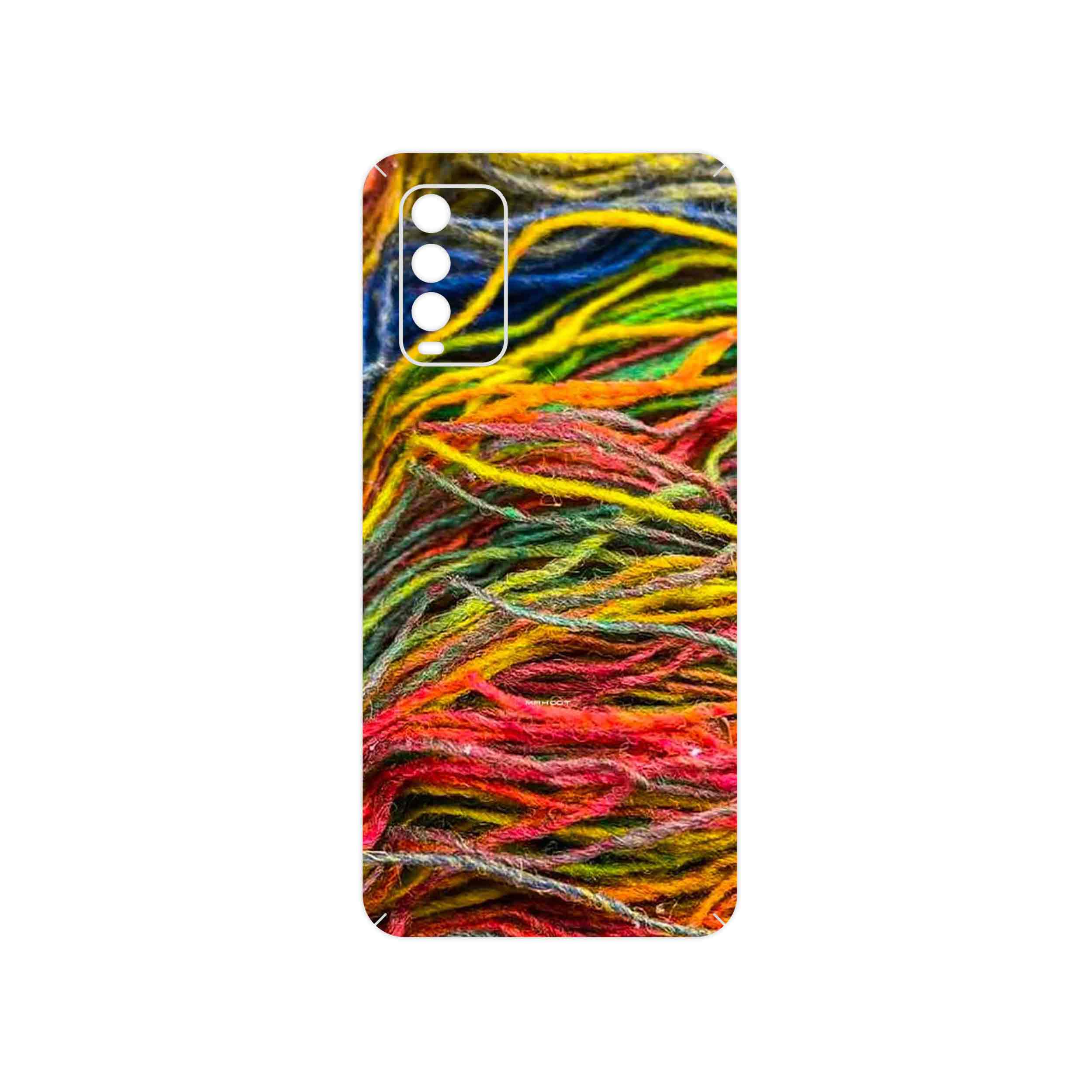 برچسب پوششی ماهوت مدل Fabric Texture 9 مناسب برای گوشی موبایل شیائومی Redmi Note 9 4G