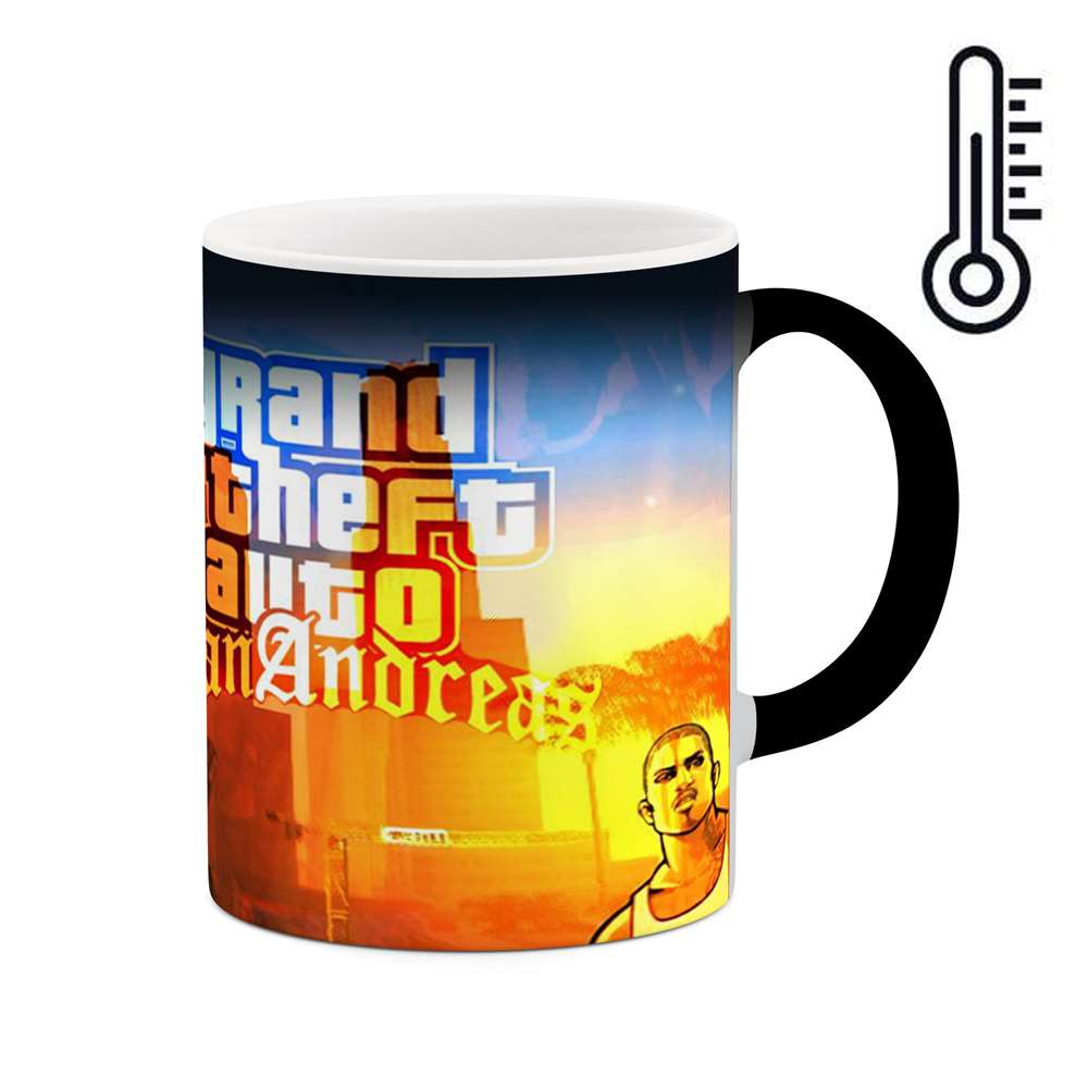 ماگ حرارتی طرح بازی gta  مدل mgph11159