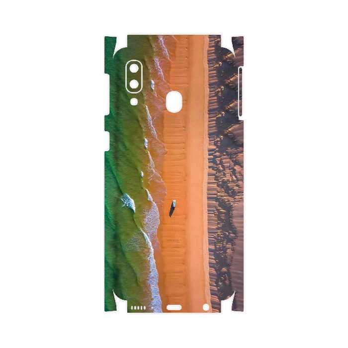 برچسب پوششی ماهوت مدل Beach and Green Sea-FullSkin مناسب برای گوشی موبایل سامسونگ Galaxy A40