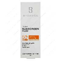 فلوئید ضد آفتاب رنگی بیزانس پوست چرب و مختلط SPF50