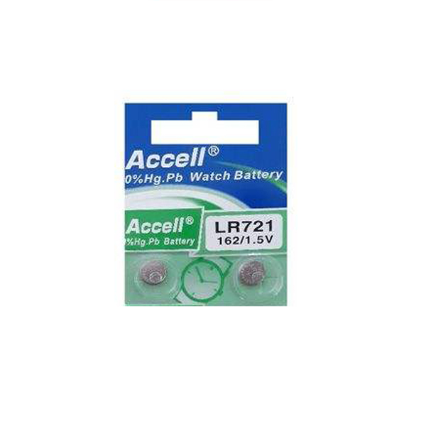  باتری سکه ای اکسل مدل LR721 بسته 2 عددی 