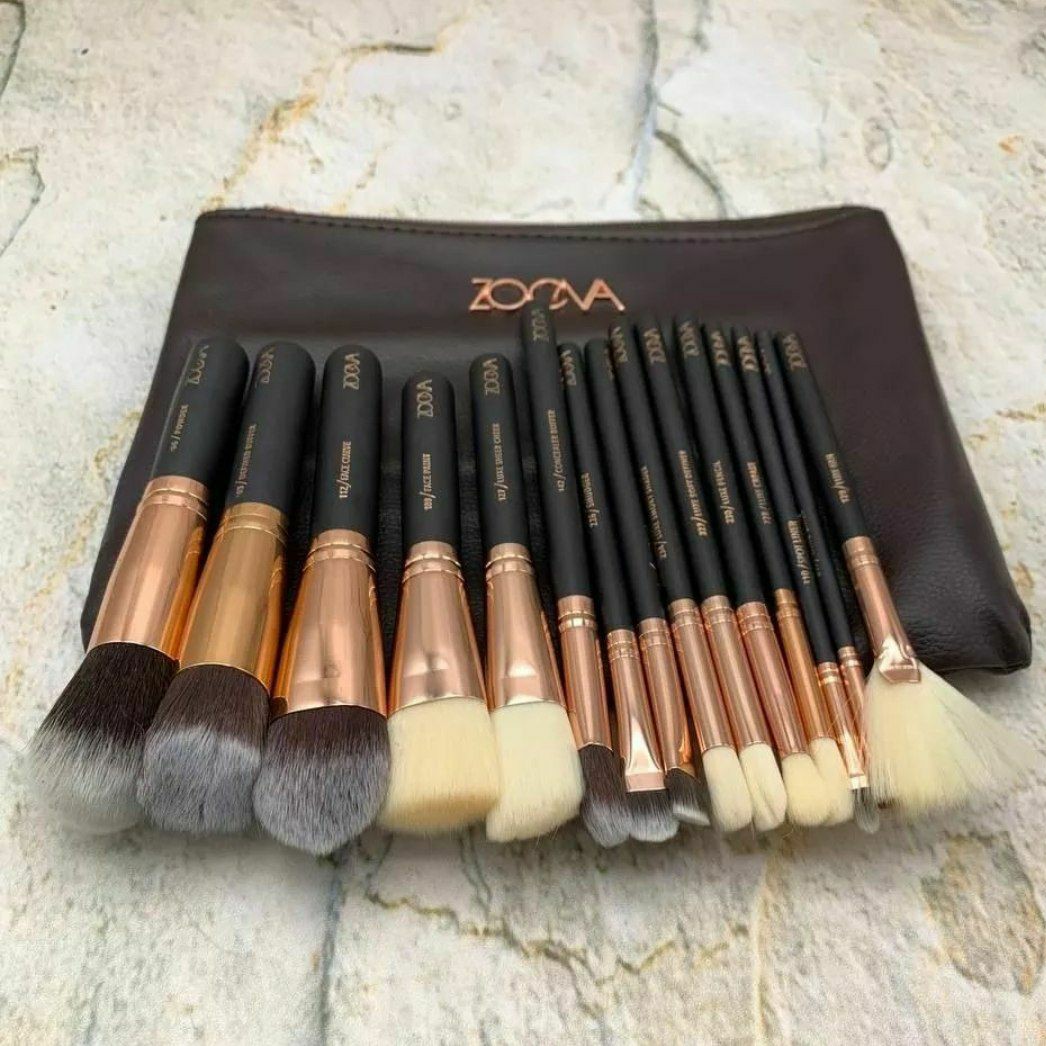 براش زوا،  پک 6 بسته 15 تایی براش حرفه ای زوا،  فروش عمده آرایشی