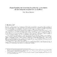 خرید و دانلود نسخه کامل کتاب Experiencias en la normalización de la escritura de las lenguas originarias de Bolivia