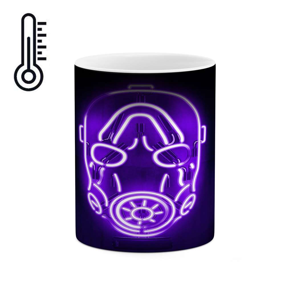 ماگ حرارتی طرح ماسک گرافیکی  مدل mgph13709