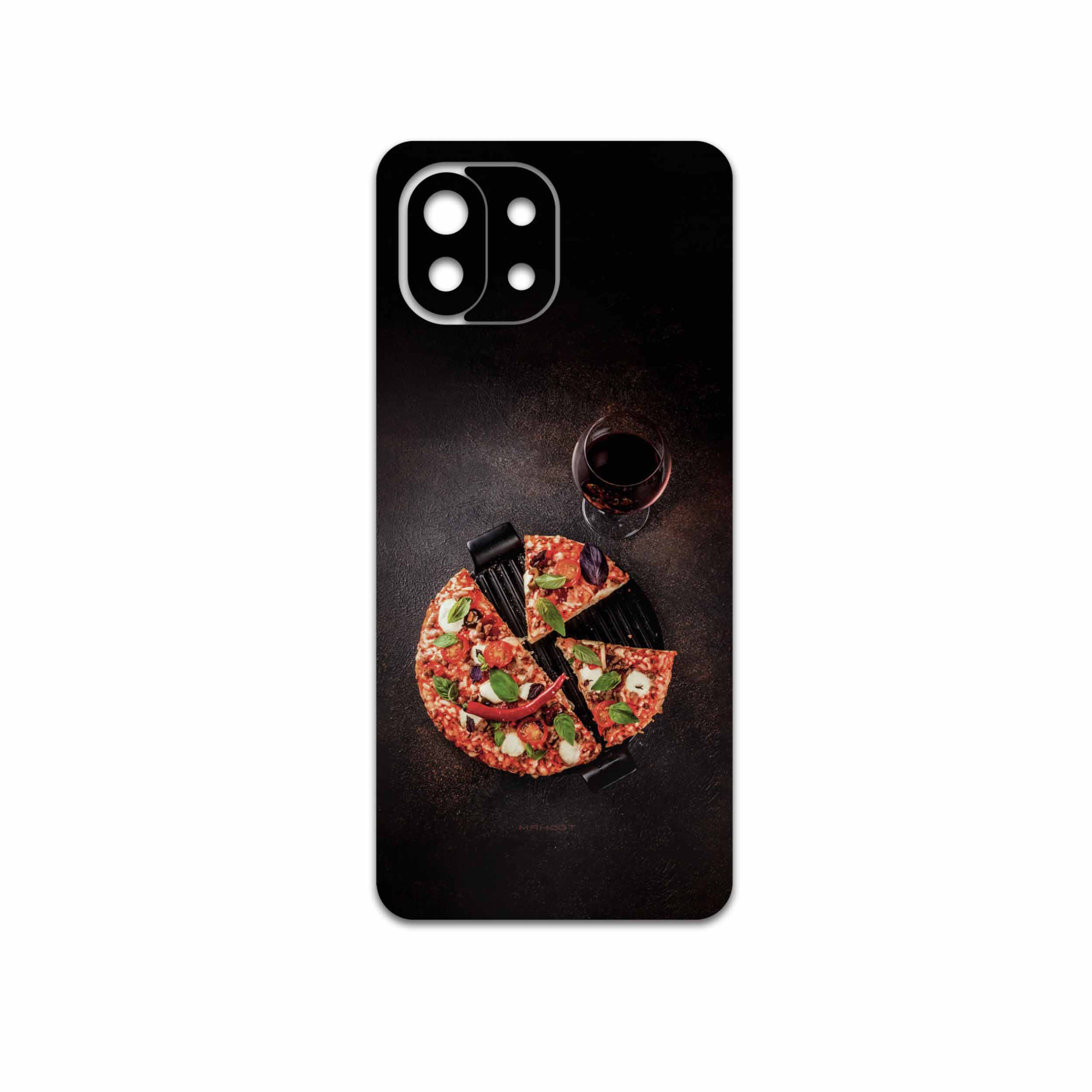 برچسب پوششی ماهوت مدل Pizza مناسب برای گوشی موبایل شیائومی 11 Lite 5G NE