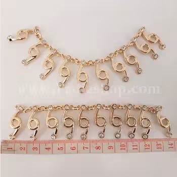 آویز لباس نگین دار