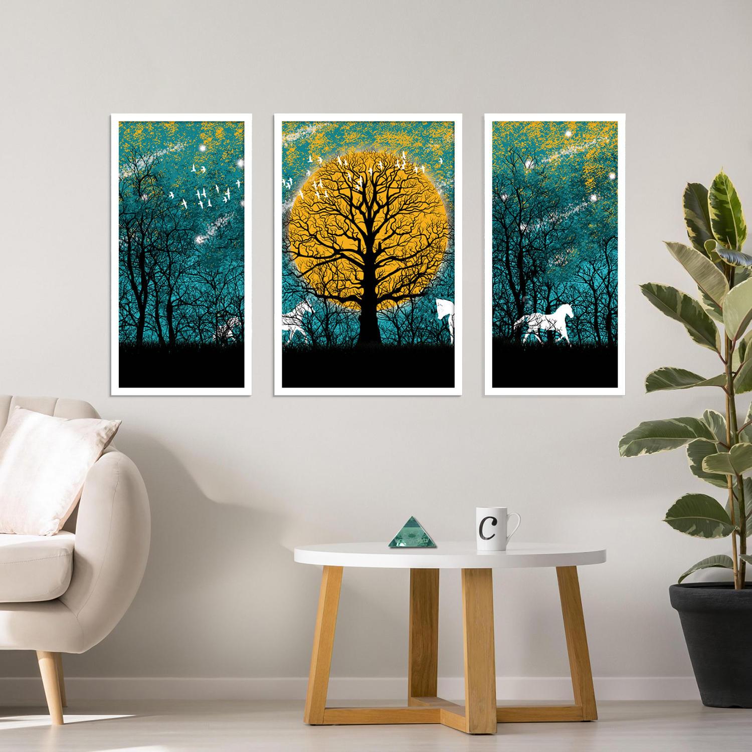 تابلو مدل Maha-CG303 مجموعه 3 عددی