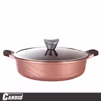 تابه دو دسته سایز 28 کاندید مدل اوشن گرانیتی رزگلد