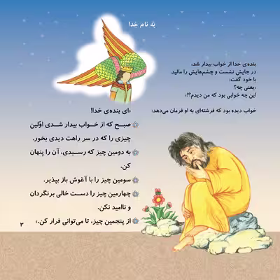 کتاب قصه ای از امام رضا (ع) فرشته گفت اثر فاطمه قدیانی انتشارات برف