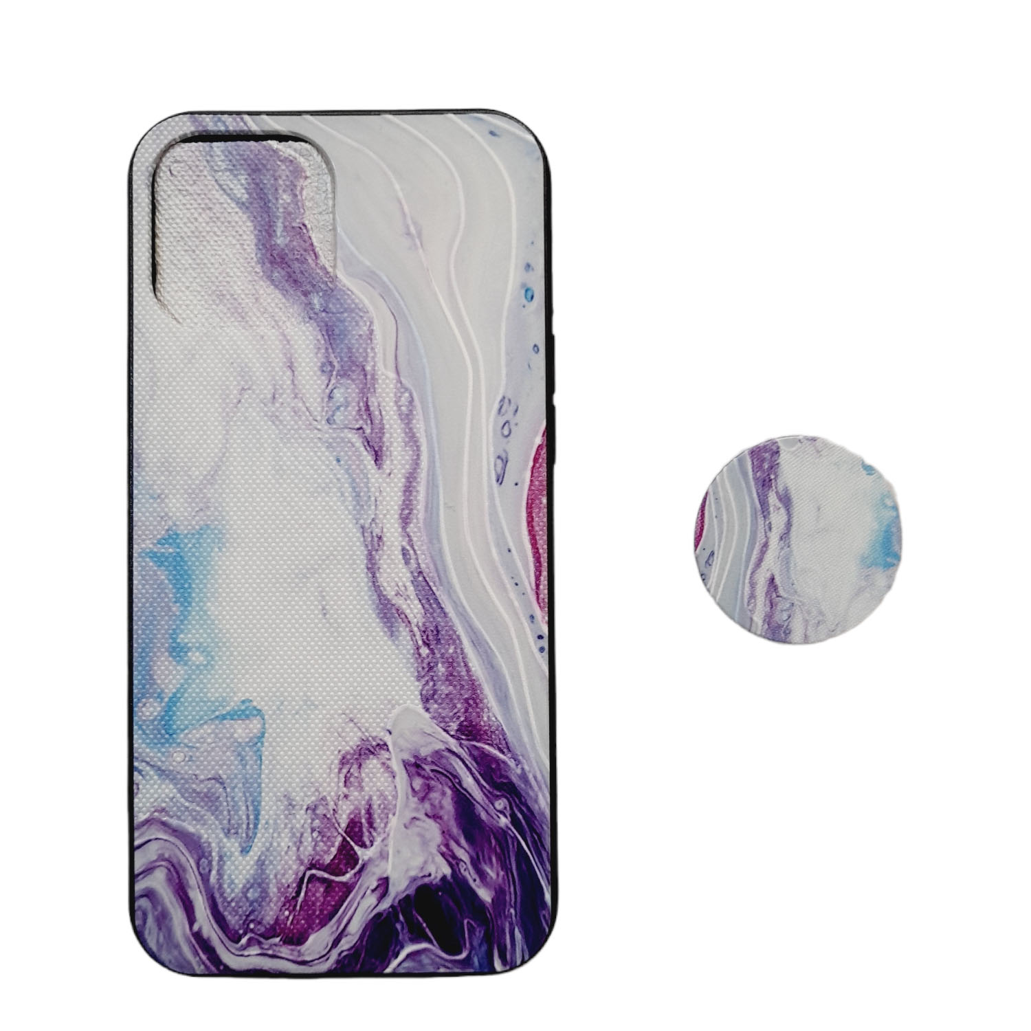 کاور مدل ip12pm مناسب برای گوشی موبایل اپل iPhone 12 Pro Max به همراه پاپ سوکت