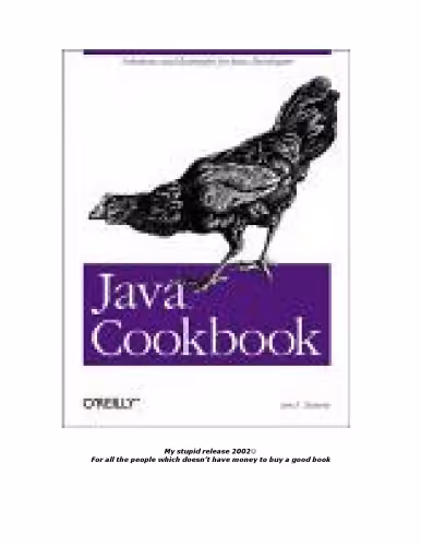 خرید و دانلود نسخه کامل کتاب Java Cookbook