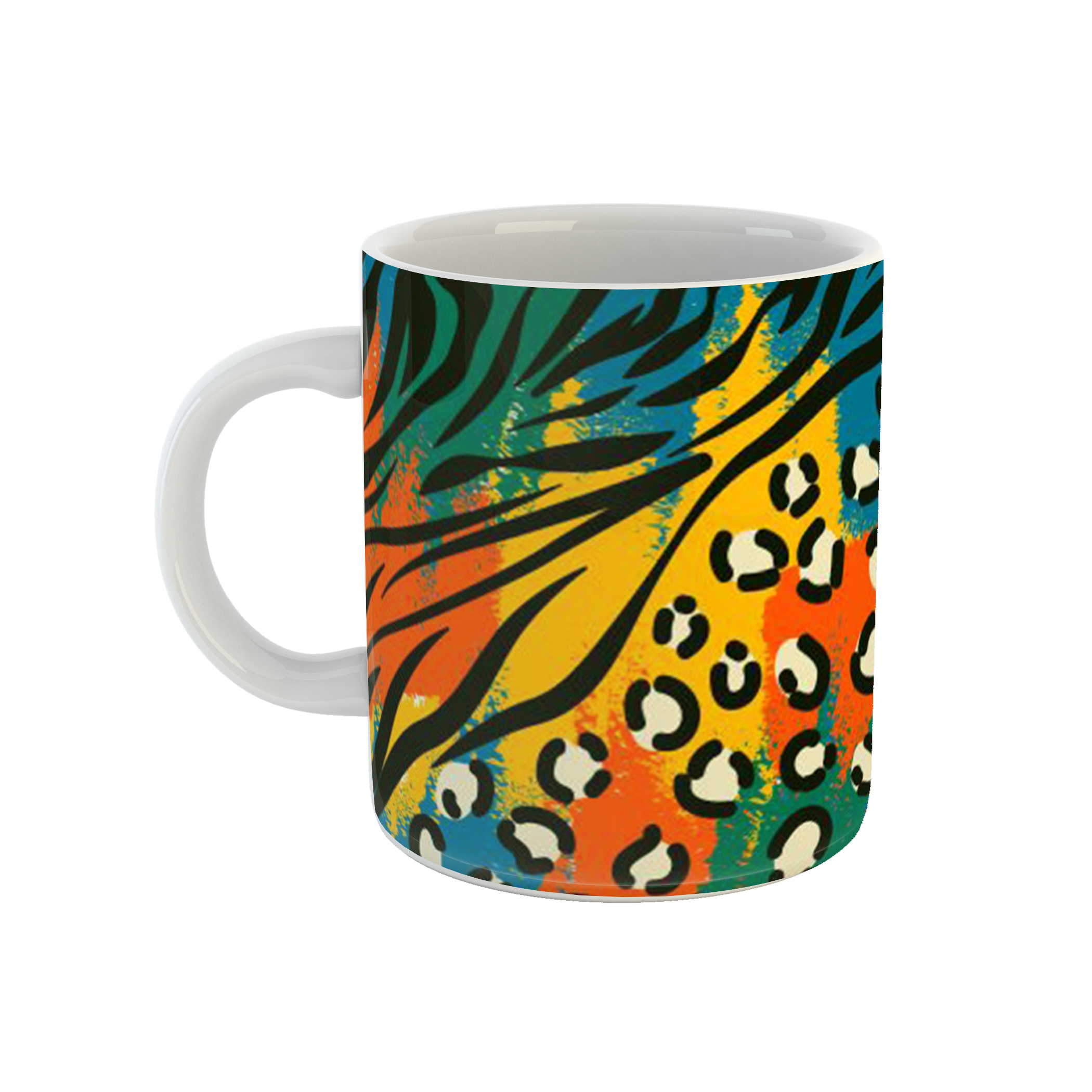 ماگ طرح پوست پلنگی 