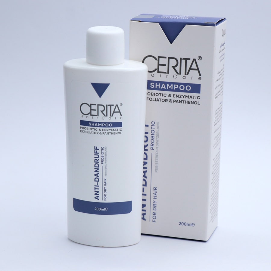 شامپو ضدشوره سریتا موی خشک CERITA حجم 200 میل 91461