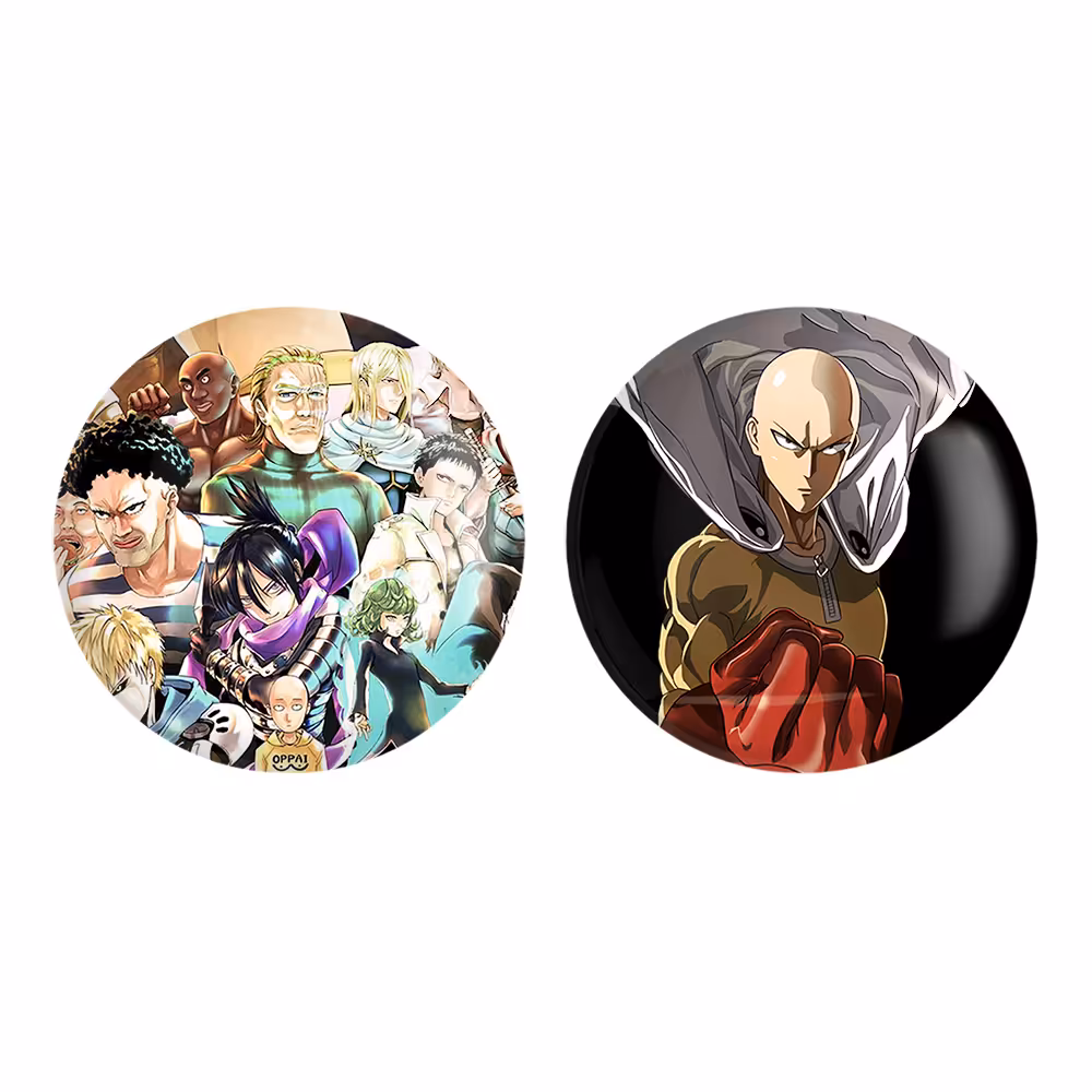 پیکسل خندالو مدل سایتاما انیمه مرد تک مشتی One Punch Man کد 1051910518 مجموعه دو عددی