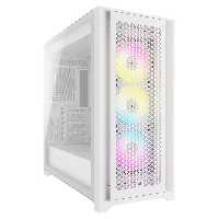 کیس گیمینگ کورسیر ICUE 5000D RGB TEMPERED GLASS White