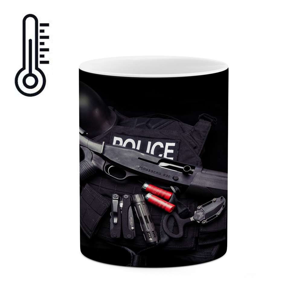 ماگ حرارتی طرح تفنگ  مدل mgph11016