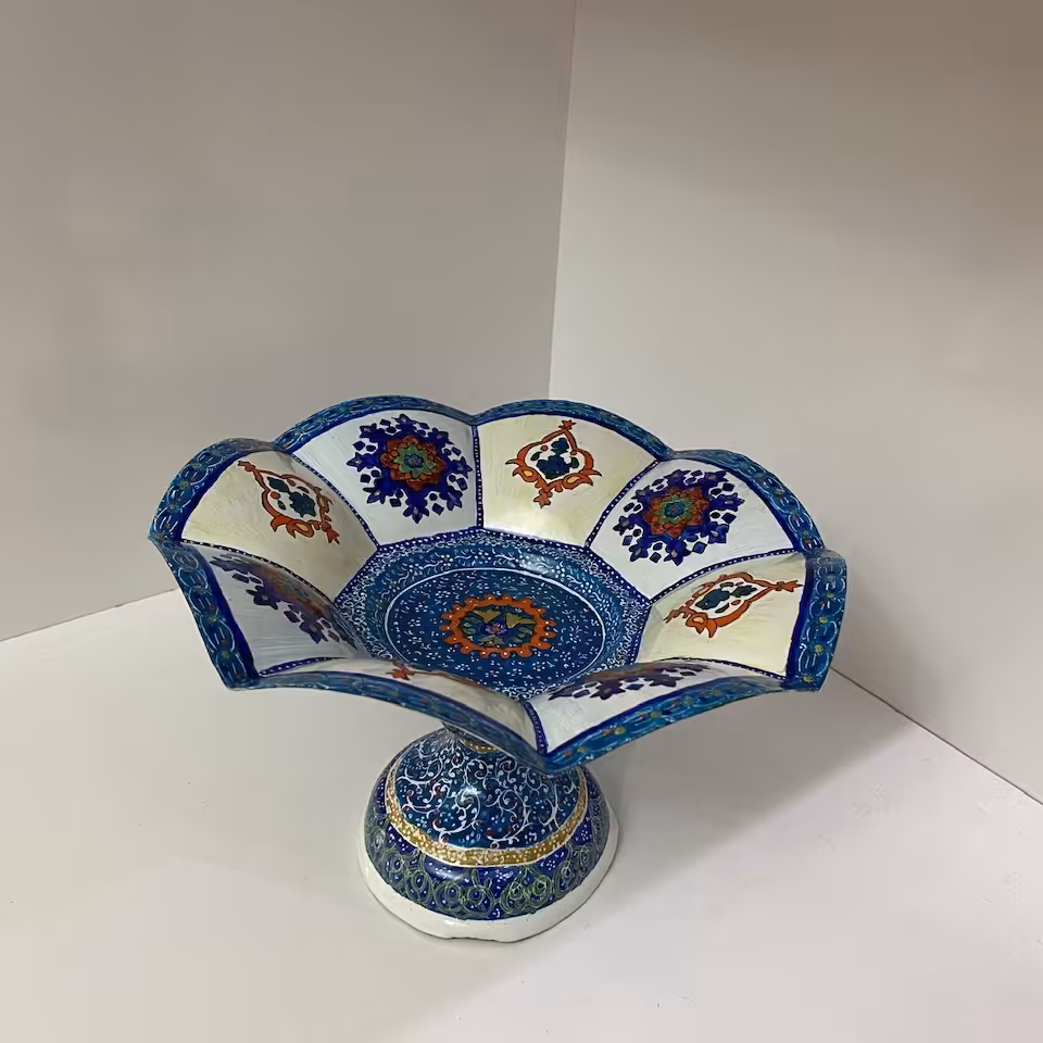 شیرینی خوری میناکاری مس