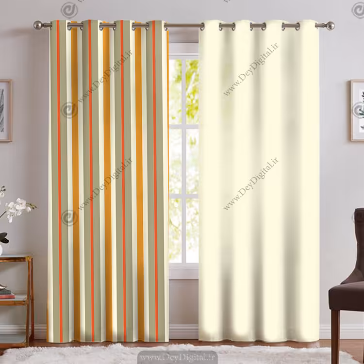 پرده پانچی ساده PK-5140