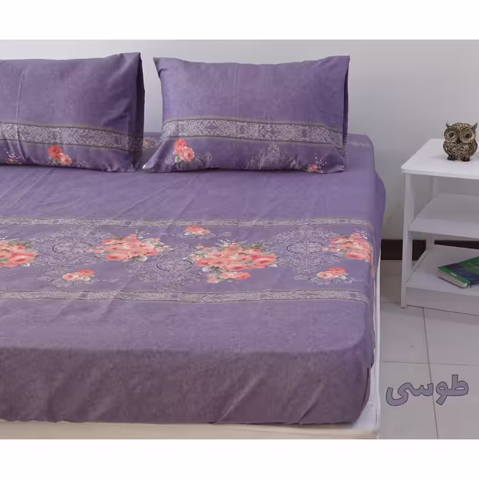 سرویس ملحفه بومرنگ مدل Kamboj-120 یکنفره 2 تکه