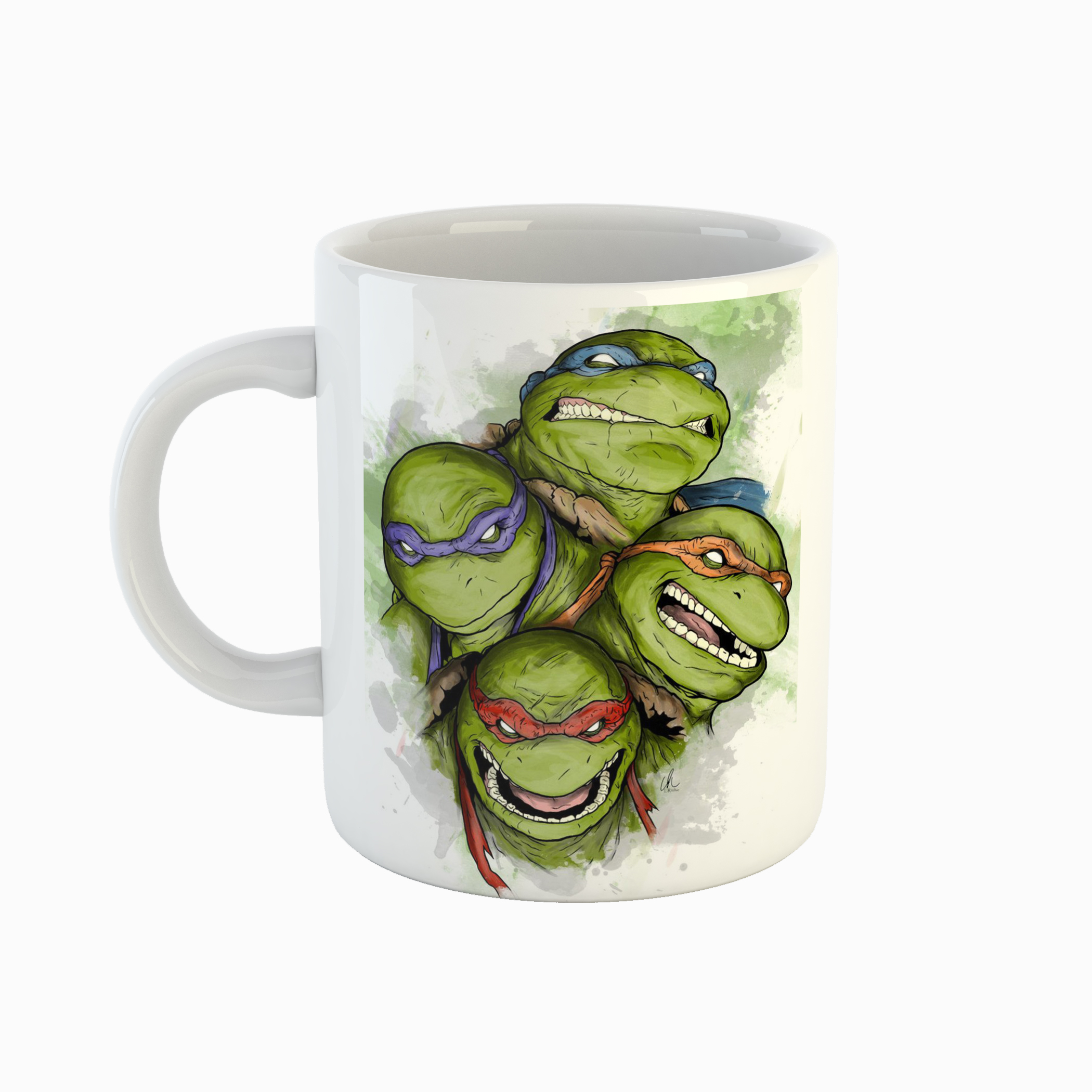 ماگ طرح لاکپشت های نینجا مدل tmnt کد 01