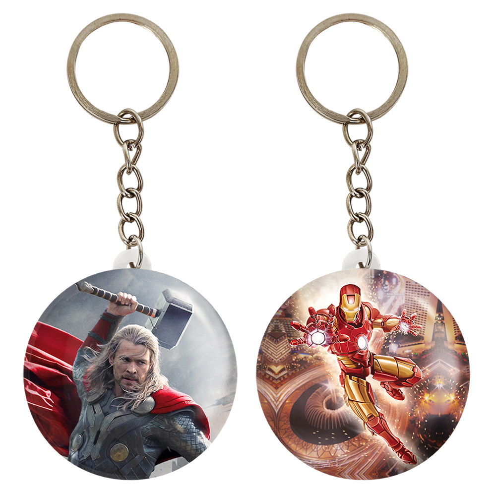 جاکلیدی خندالو مدل آیرون من و ثور مارول Marvel کد 1938219376 مجموعه 2 عددی