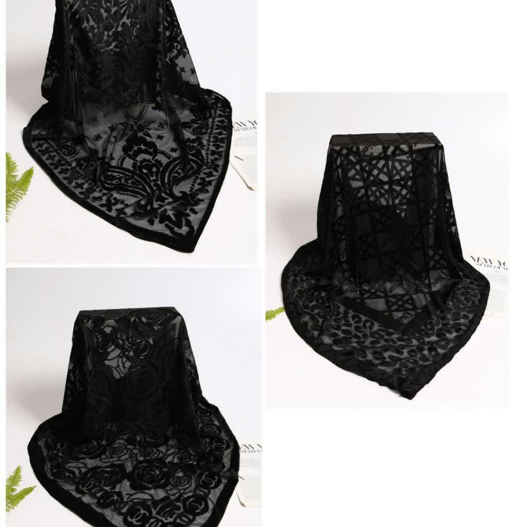 روسری مخمل مجلسی وارداتی