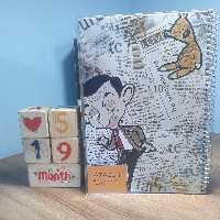 دفتر  80 برگ تک خط طلقی  مجلد تک سیم آزاده کد 117