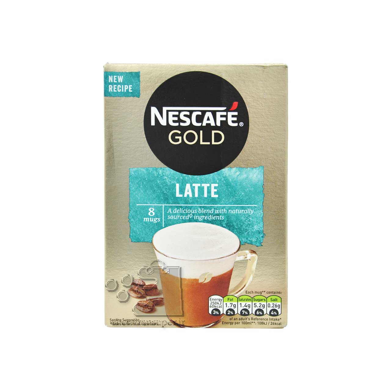 قهوه فوری لاته 8 عددی گلد نسکافه - nescafe