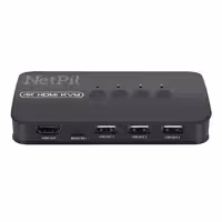 سوییچ  چهار پورت HDMI KVM  نت پیل  مدل HK401