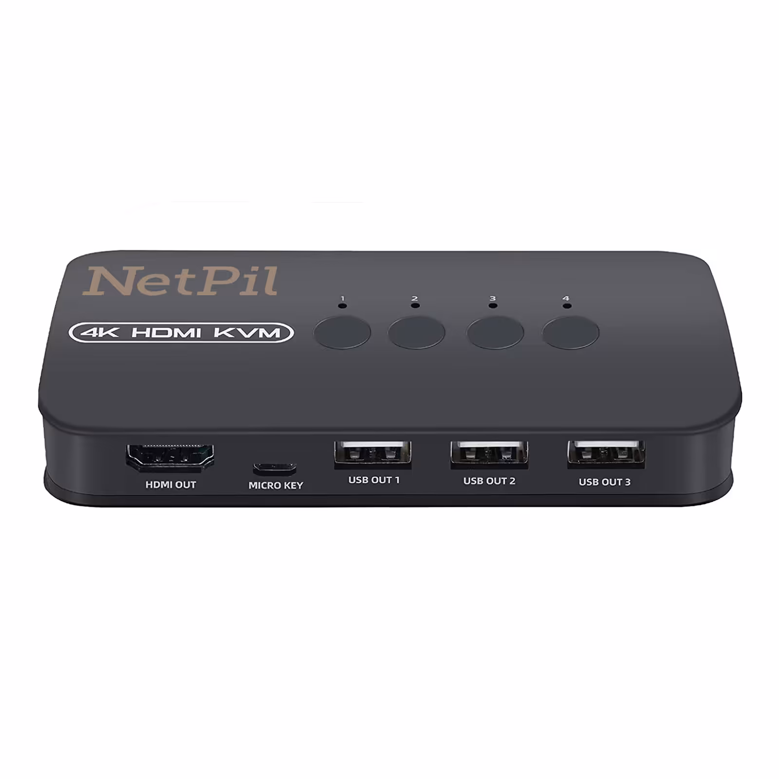 سوییچ  چهار پورت HDMI KVM  نت پیل  مدل HK401