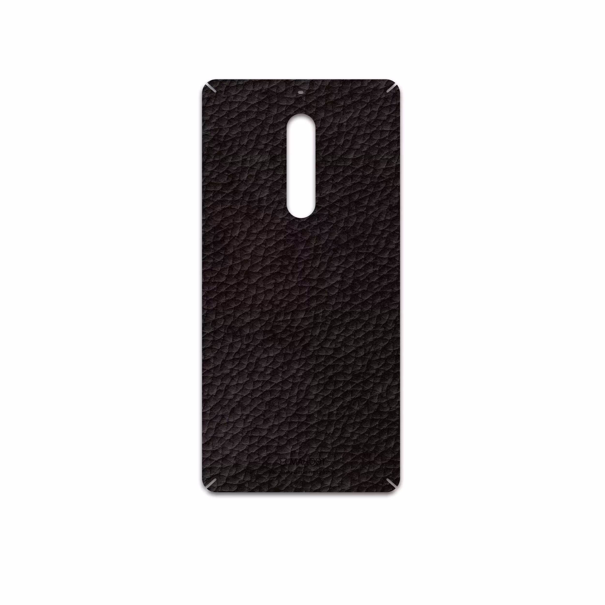 برچسب پوششی ماهوت مدل Dark-Brown-Leather مناسب برای گوشی موبایل نوکیا 5