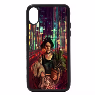کاور طرح دخترانه کد 7159 مناسب برای گوشی موبایل اپل iphone x/xs