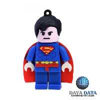 فلش مموری فانتزی دایا دیتا لگو سوپرمن مدلPC1056-3 ظرفیت32GB-USB2 رنگ آبی