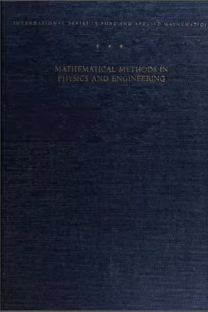 خرید و دانلود نسخه کامل کتاب Mathematical Methods in Physics and Engineering (2nd Edition) - Pdf