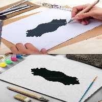 کادر اسلیمی ساده | گرافیک با طعم تربچه