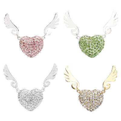 فلش مموری طرح قلب فرشته مدل UJ-23 ظرفیت 64 گیگابایت