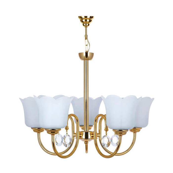 لوستر چشمه نور ۵ شعله کد A856/5-O