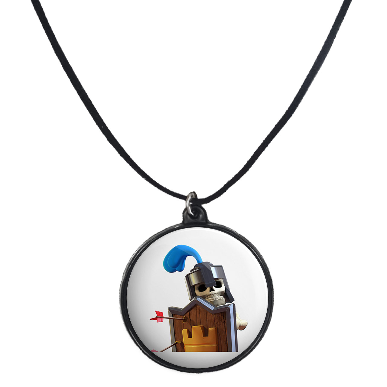 گردنبند پرمانه طرح clash کد pmb.26461مدل دو طرفه