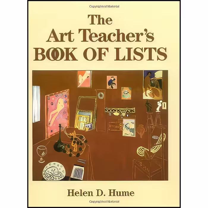 کتاب زبان اصلی The Art Teachers Book of Lists اثر Helen D Hume