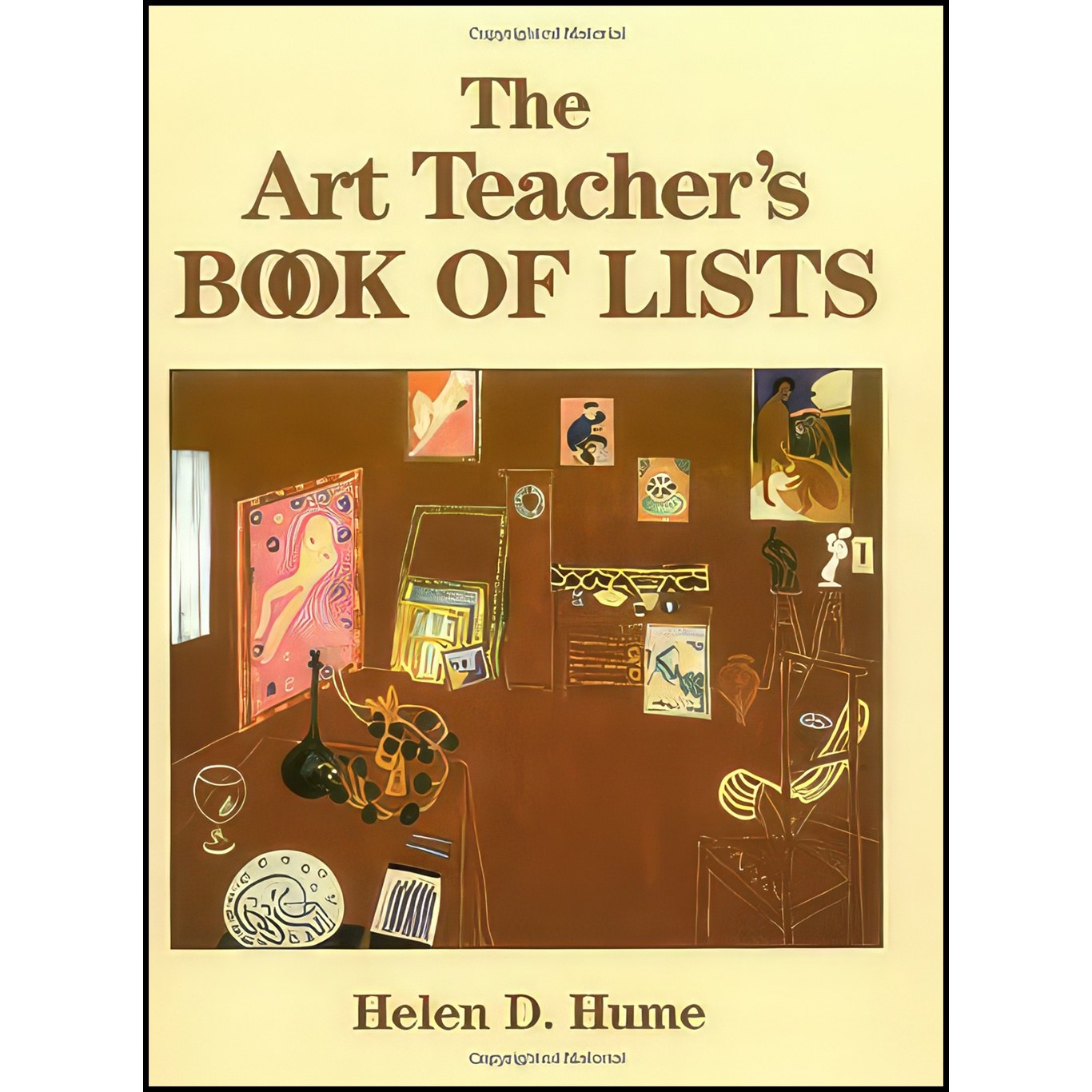 کتاب زبان اصلی The Art Teachers Book of Lists اثر Helen D Hume