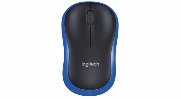 خرید ماوس بی‌ سیم لاجیتک Mouse Logitech M185 Blue با بهترین قیمت