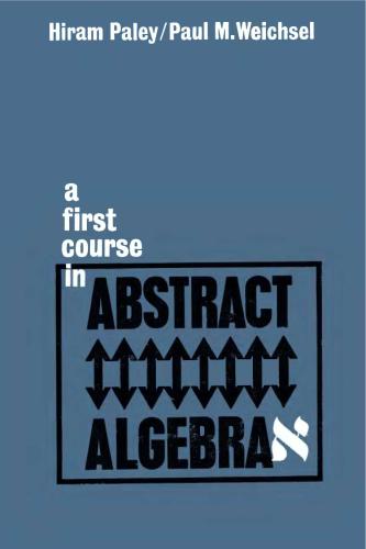 خرید و دانلود نسخه کامل کتاب First Course In Abstract Algebra
