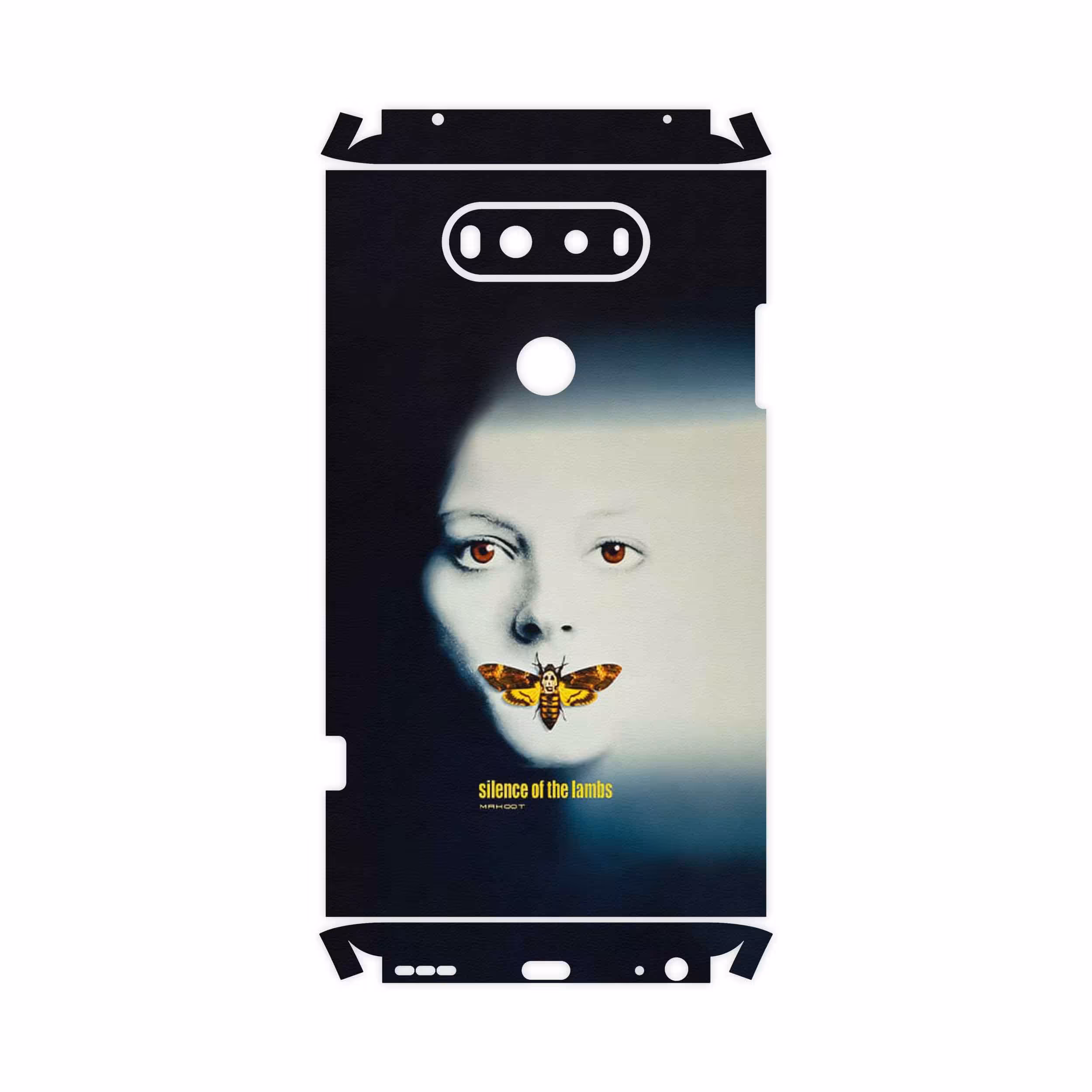 برچسب پوششی ماهوت مدل Silence of the Lambs-FullSkin مناسب برای گوشی موبایل ال جی V20