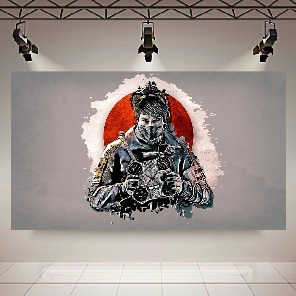 تابلو شاسی طرح Game مدل Rainbow six siege( Echo ) کد AR2690