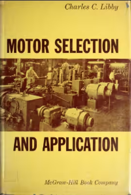 خرید و دانلود نسخه کامل کتاب Motor selection and application - Pdf