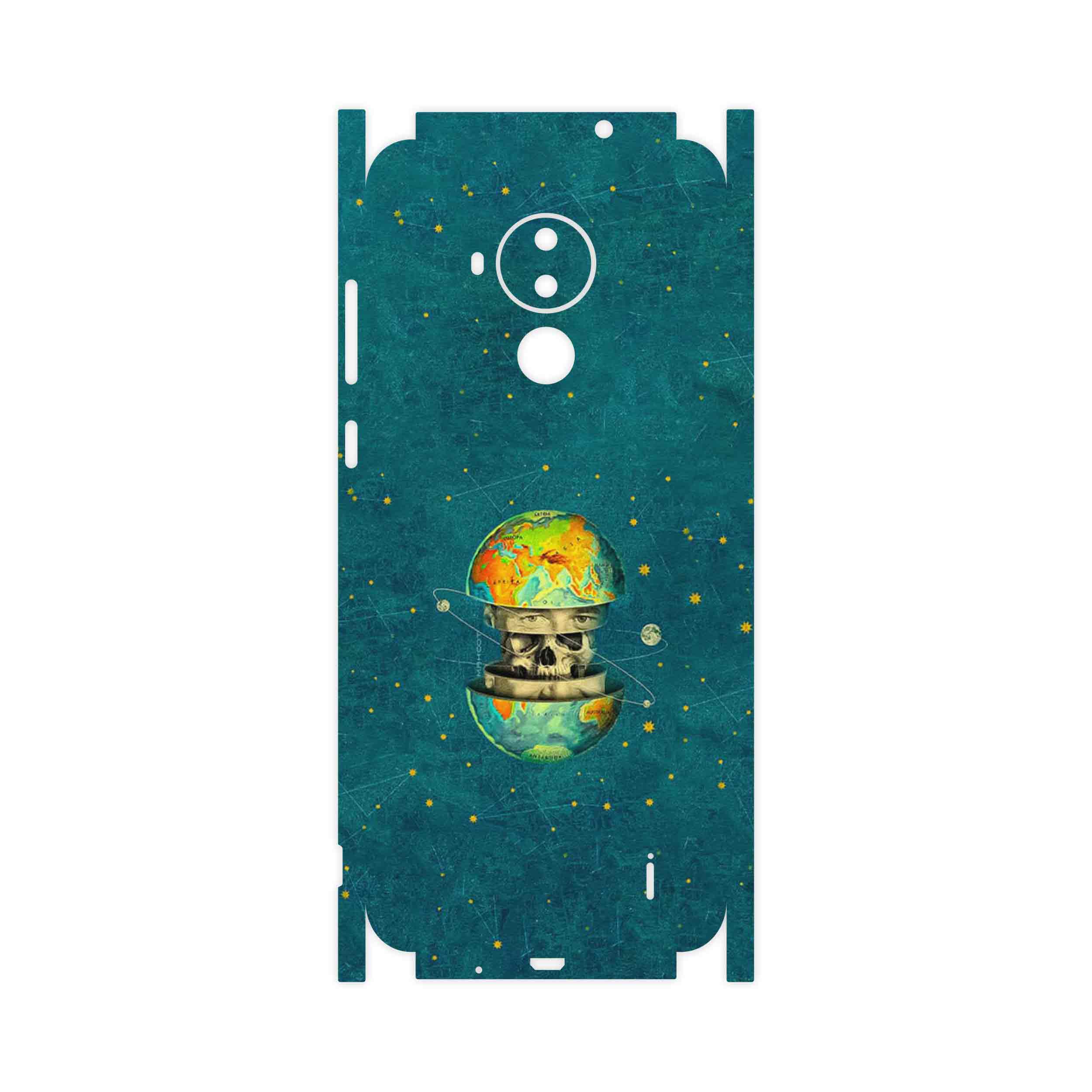 برچسب پوششی ماهوت مدل Collage of Earth Face-FullSkin مناسب برای گوشی موبایل نوکیا C30