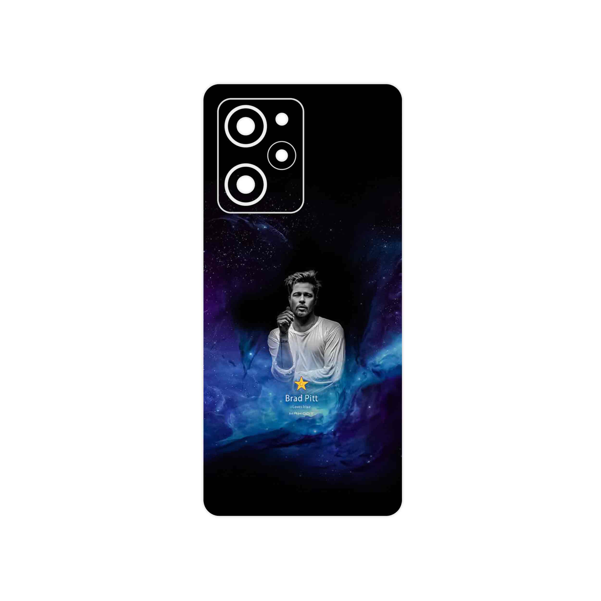 برچسب پوششی ماهوت مدل Brad Pitt مناسب برای گوشی موبایل شیائومی Poco X5 Pro
